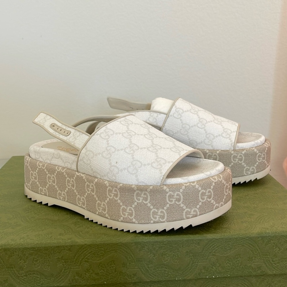 Gucci Strap Platform Granada Sandal